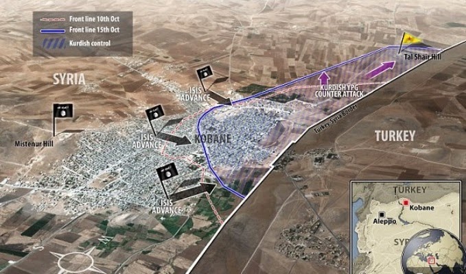 Η Τουρκία έδινε στους τζιχαντιστές δορυφορικές φωτογραφίες για τις θέσεις των Κούρδων