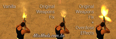 corrigir posição da mão armas gta sa