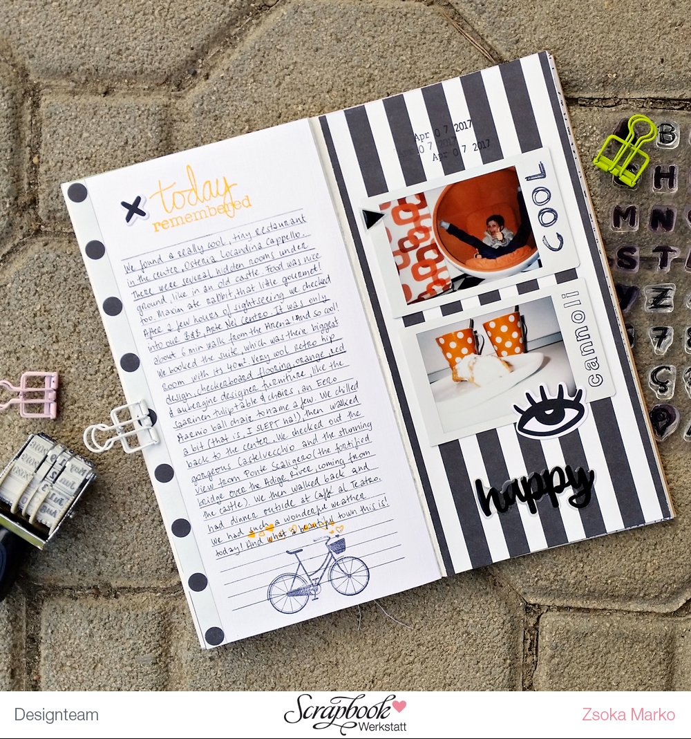 Traveler's Notebook Spread with Enza Gudor - Crate Paper