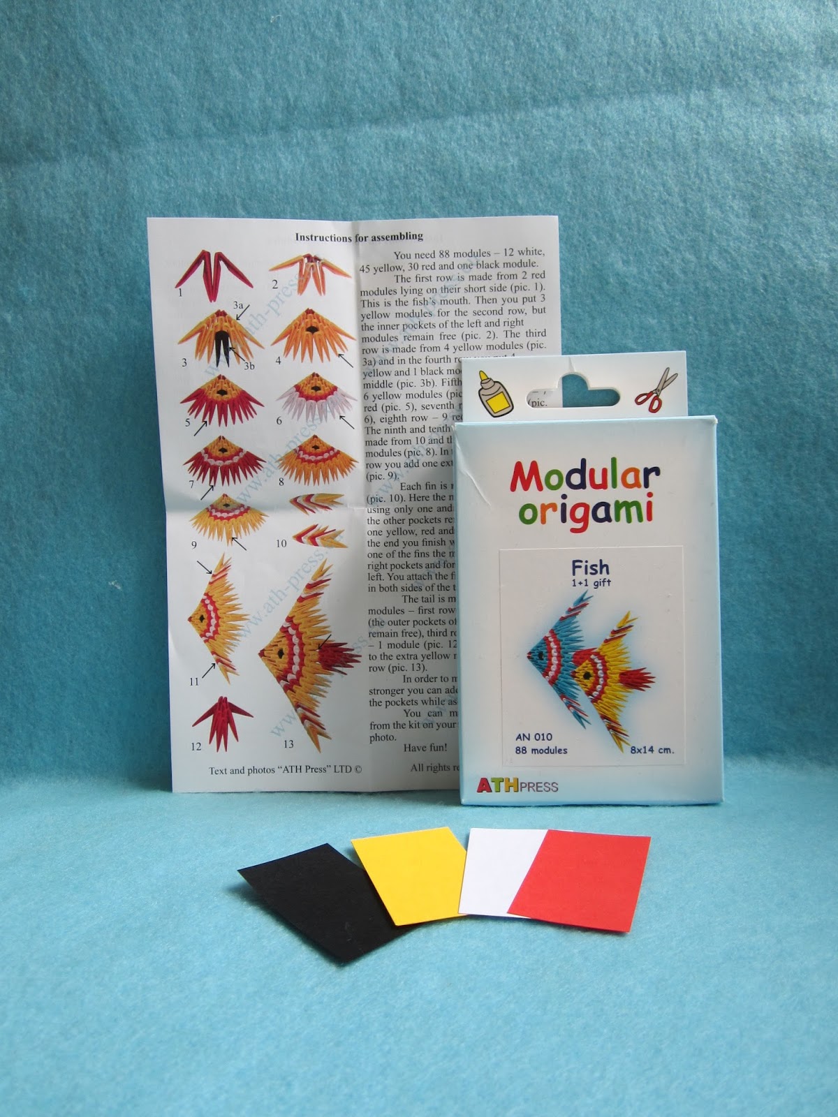 Crafting Quine Origami Fish wall decor
