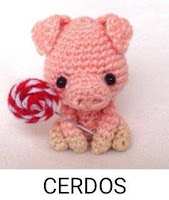 PATRONES CERDOS AMIGURUMI