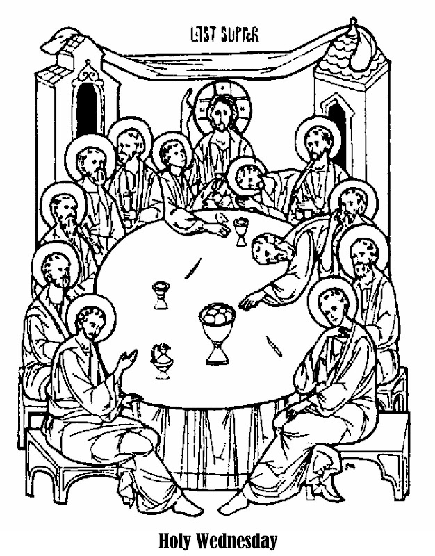 Coloring Pages Of Last Supper - Best Coloring Pages Collections