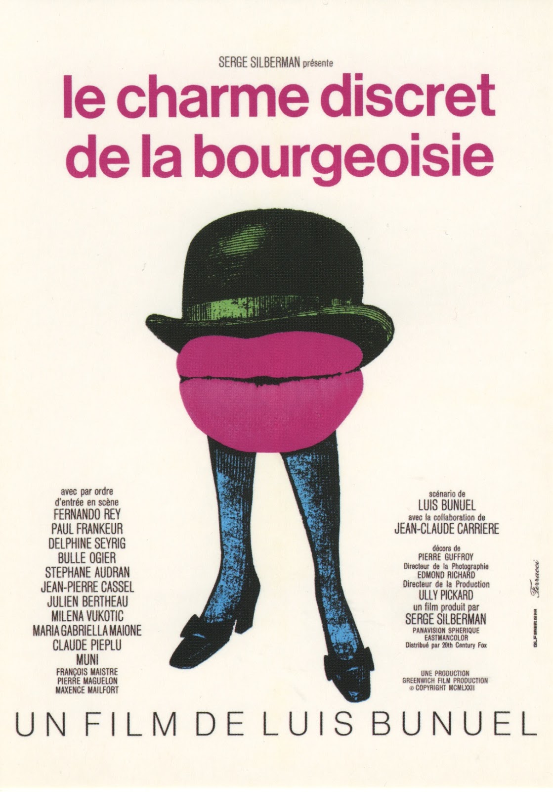 Le Charme Discret De La Bourgeoisie Affiche Cineteca Universal: El Discreto Encanto De La Burguesía (Le Charme