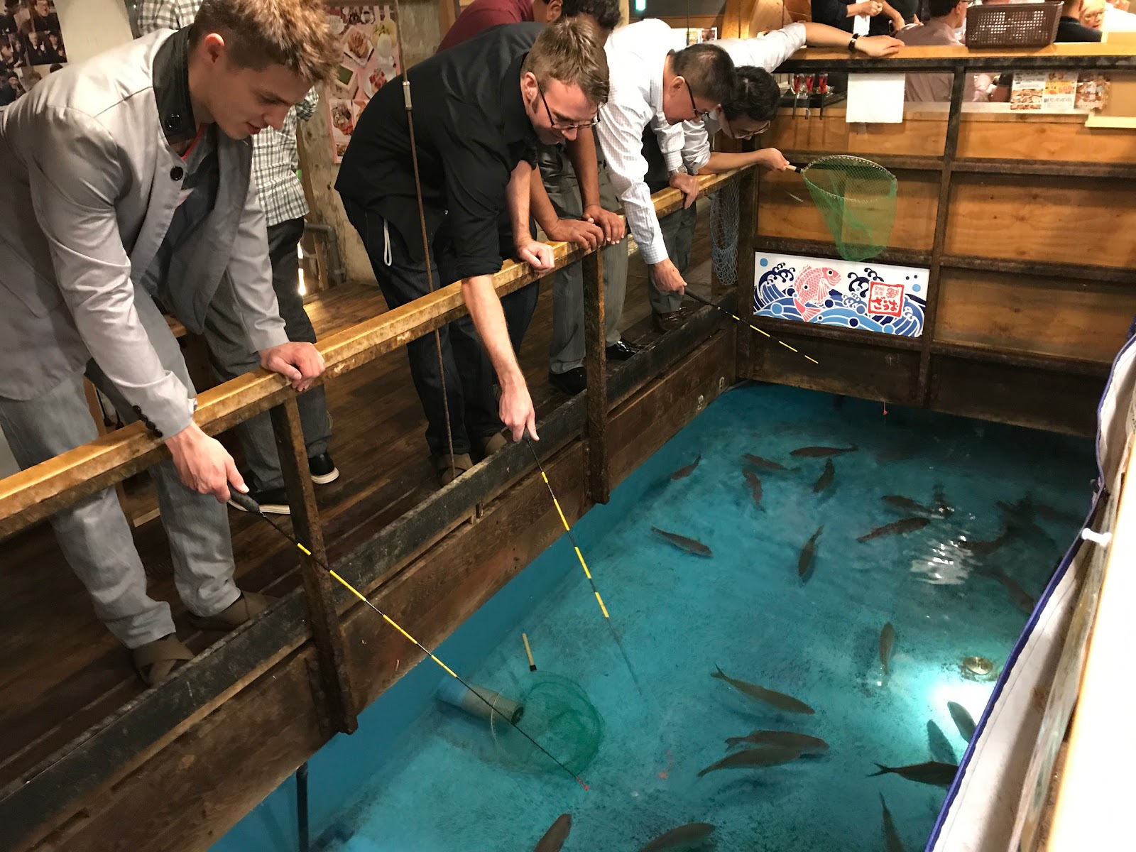 Vikingess Voyages Tokyo Restaurants Fish Your Own Meal At The Fishing Restaurant Zauo