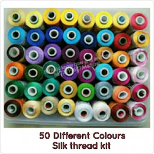 silk thread earrings making kit