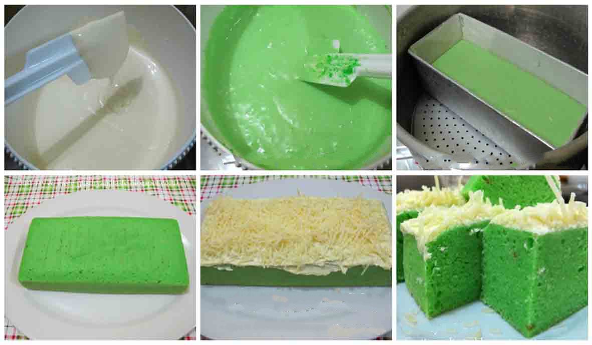 Resep Brownies Kukus Pandan Keju Moist Lembut Dan Empuk