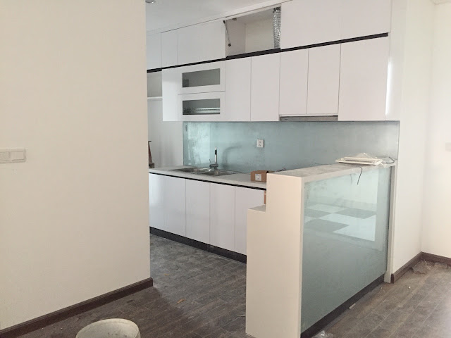 Không gian bếp riêng biệt, thông ra logia căn 01 diện tích 67m2 toà A chung cư Eco city Việt Hưng Không gian bếp riêng biệt, thông ra logia căn 01 diện tích 67m2 toà A chung cư Eco city Việt Hưng