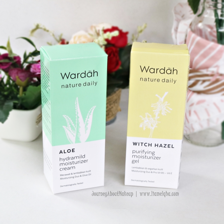 Review Wardah Nature Daily Mosturizer Aloe Vera & Witch Hazel Liamelqha Journey About Makeup