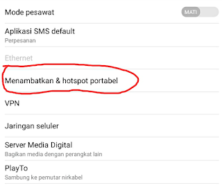 Cara Mengaktifkan Wifi Hostpot di Android