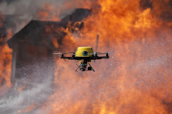 drones en emergencias