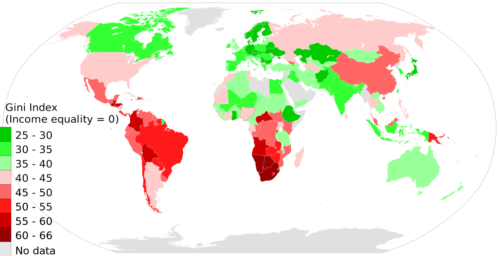 Perbedaan Human Development Index (HDI) dan Index Gini Geograph88