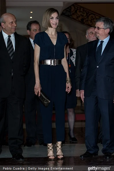 Queen Letizia of Spain attends the 'Barco de Vapor' and 'Gran Angular' awards ceremony on April 21, 2015 in Madrid, Spain. 