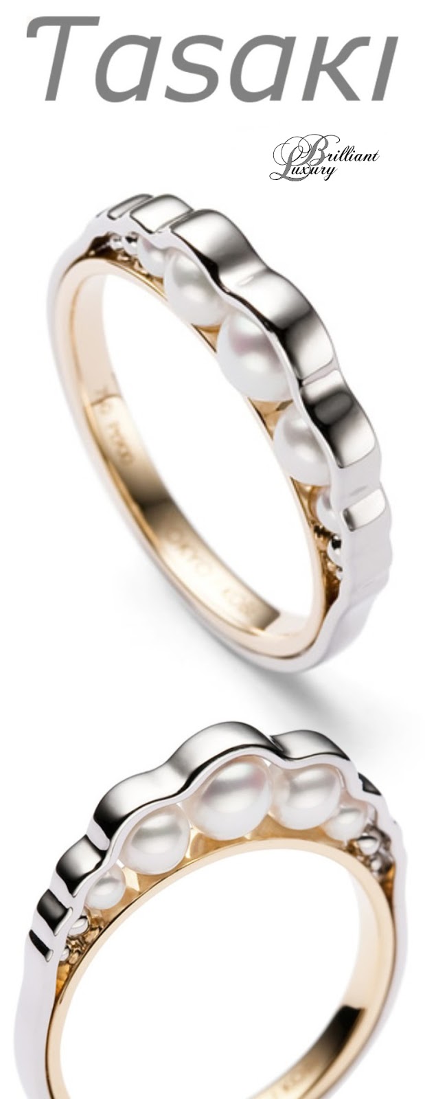 Brilliant Luxury * Liquid Sculpture Ring // Tasaki