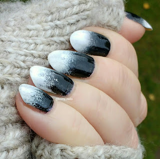 black and white gradient