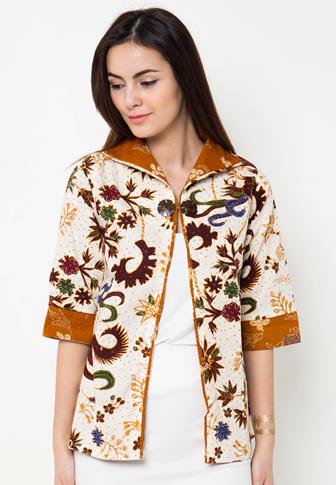Baju Bolero Batik Lengan Panjang Terbaru