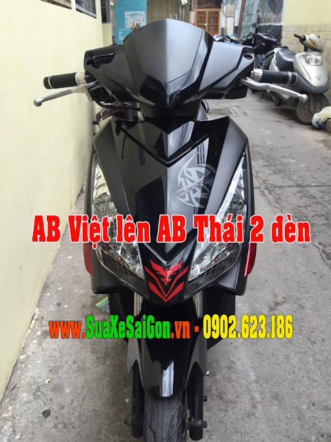 Sơn xe Airblade Thái màu đen nhám cực đẹp  SƠN XE MÁY ĐẸP