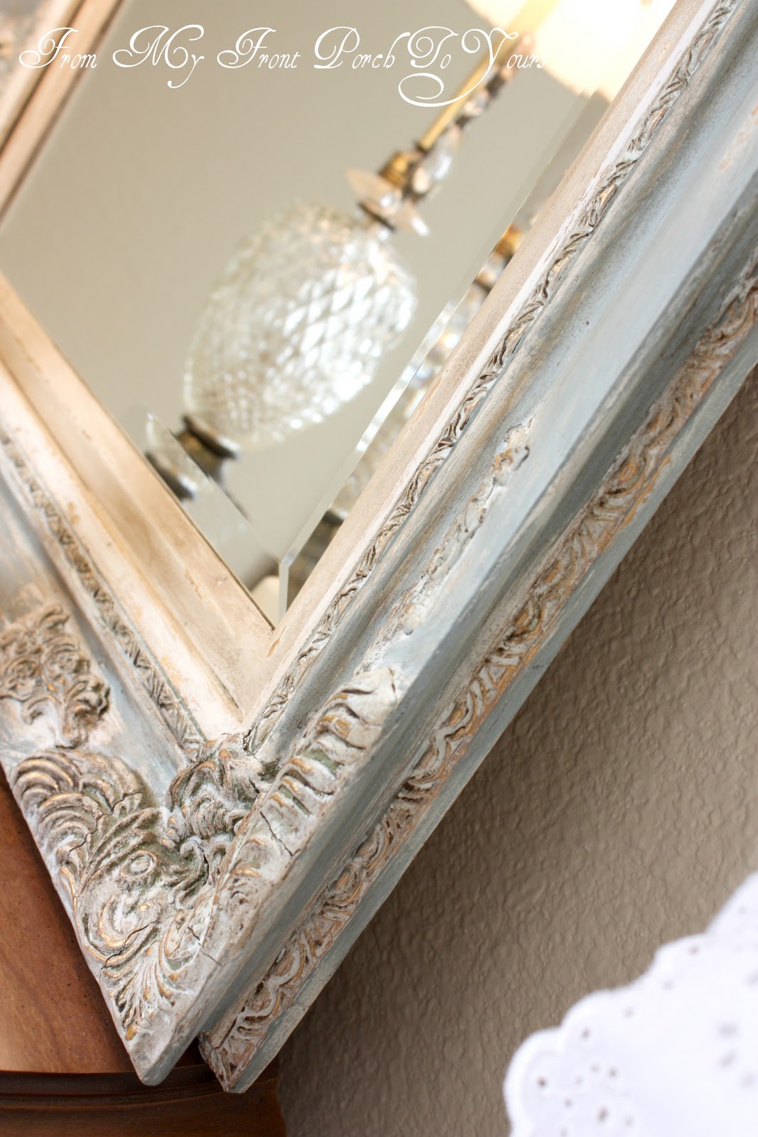 From My Front Porch To Yours Vintage Mirror Makeover