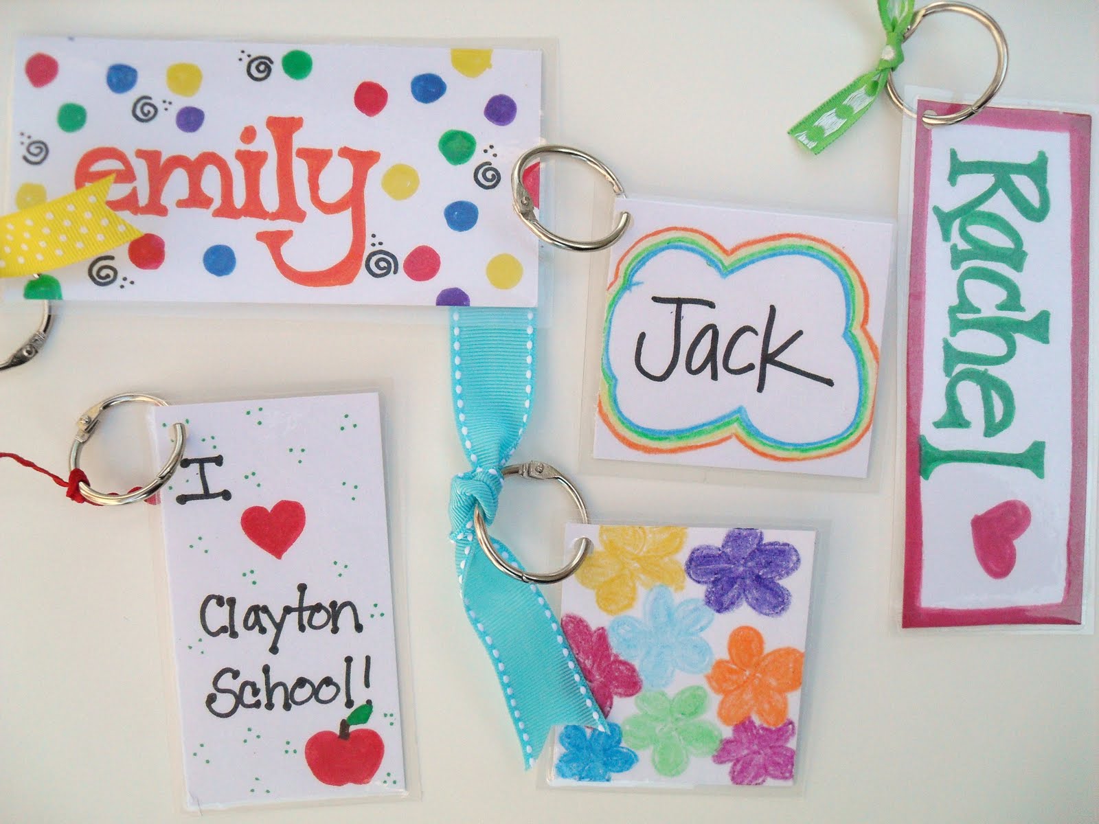 Joyful Whimsy SuperEasy Back to School Craft//Backpack Tags