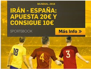 betfair promocion Iran vs España apuesta 20€ y Consigue 10€ 20 junio betfair promocion Iran vs España apuesta 20€ y Consigue 10€ 20 junio