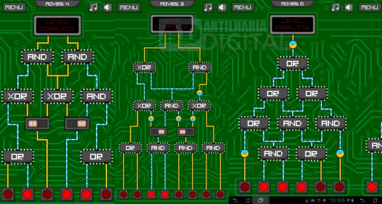 Circuit Scramble - Aplicativo gratuito para engenharia elétrica, eletrônica, robótica e afins!