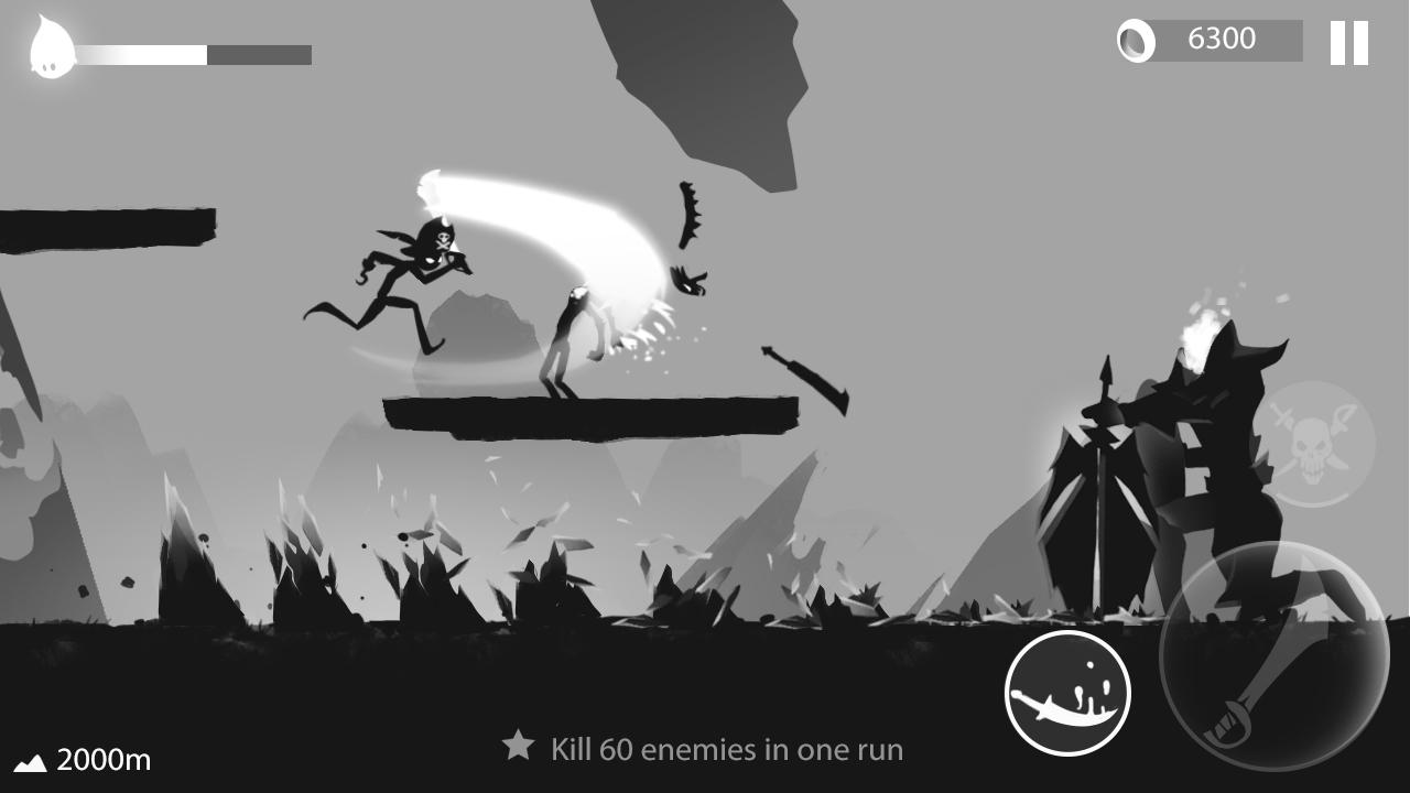 Stickman Run Shadow Adventure MOD APK Terbaru