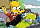 Bart Simpson Skateboarding