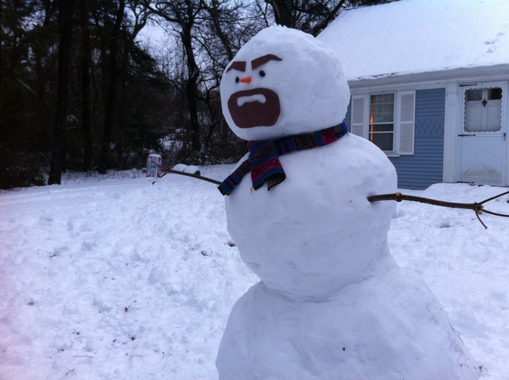 designs by ck funny 4 the day scary snowman