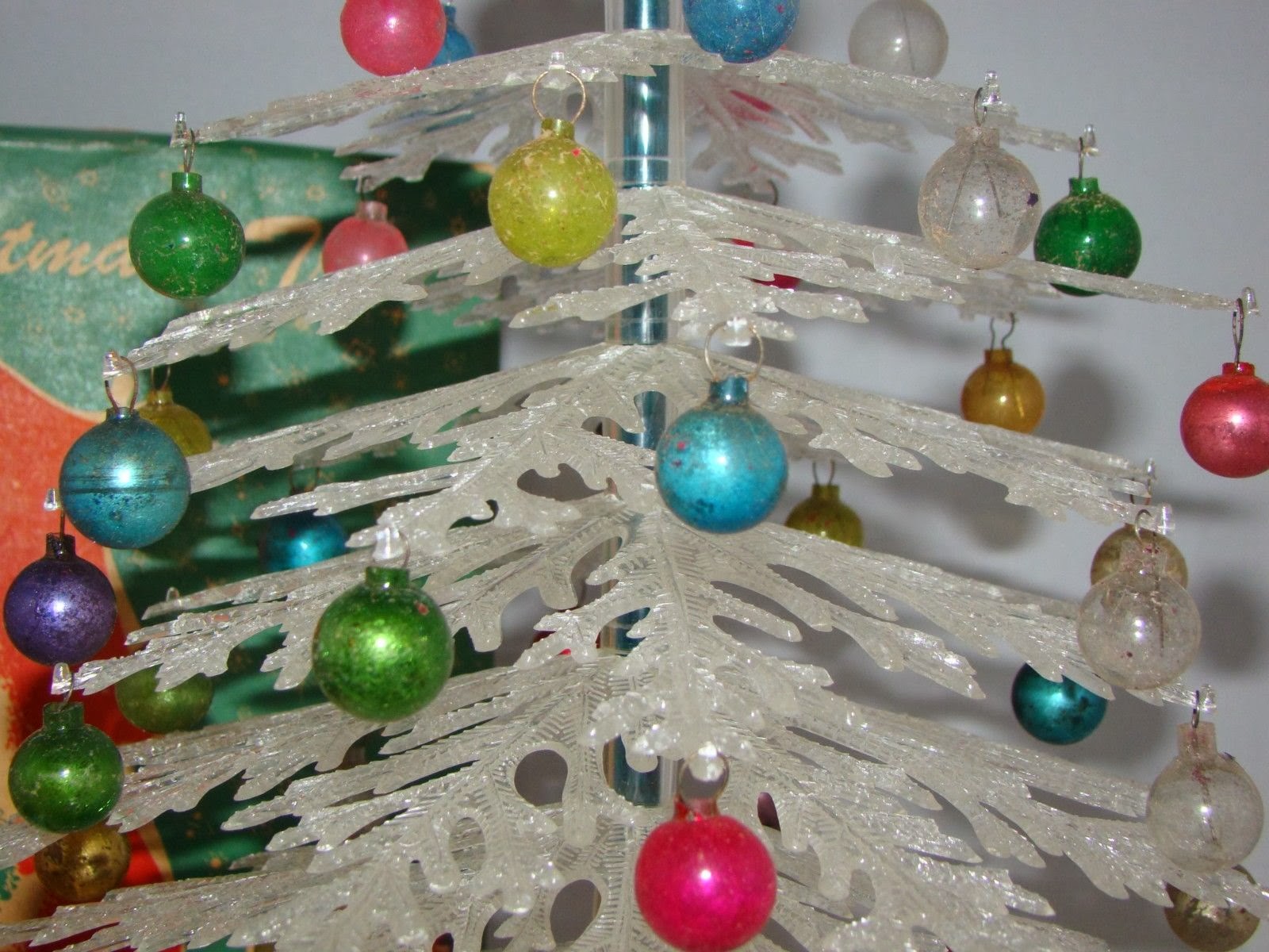 gold country girls Vintage Plastic Christmas Trees