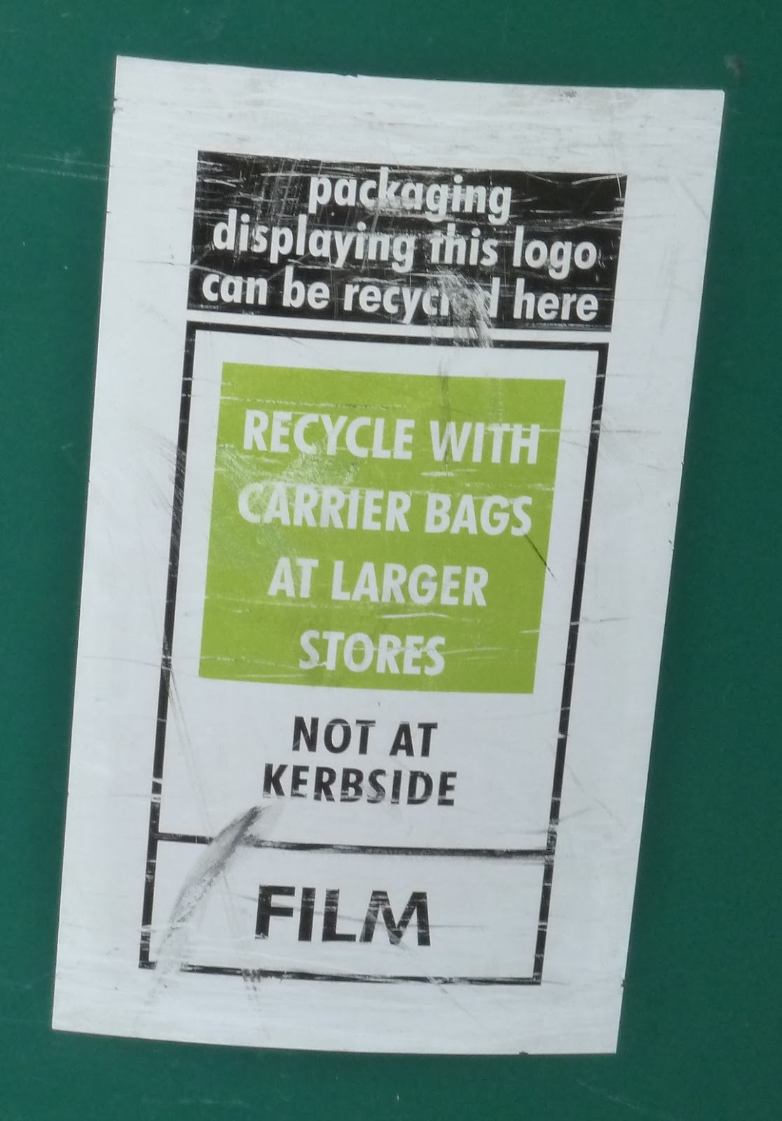 Faith for a Fragile No More Plastic Carrier Bags!