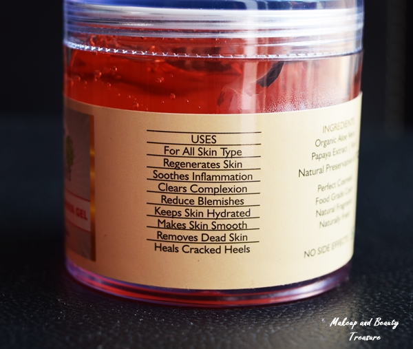 best makeup beauty mommy blog of india Rustic Art Organic Aloe Vera