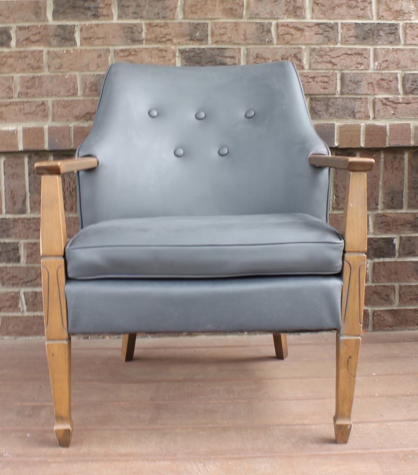 Vinyl Fabric For Dining Room Chairs : Vinyl and Fabric Dining Chair