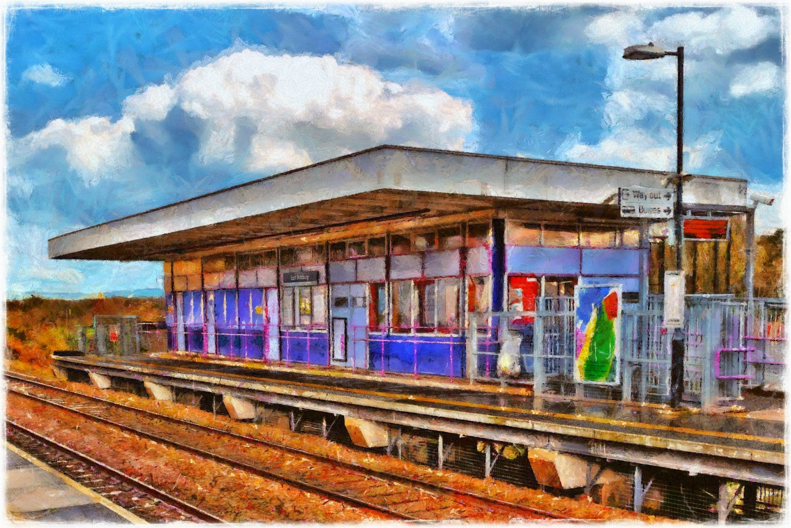 Andrew Simpson The great East Didsbury dilemma... the train or the