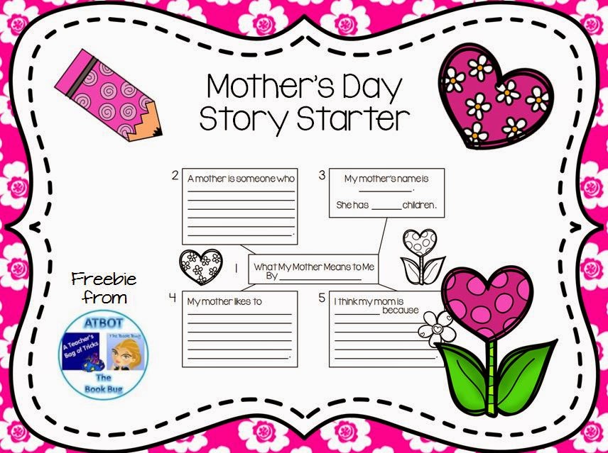 FREE Mother's Day Story Starter - Classroom Freebies