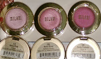 MILANI Bella pink rose fuchsia gel powder eye shadows makeup