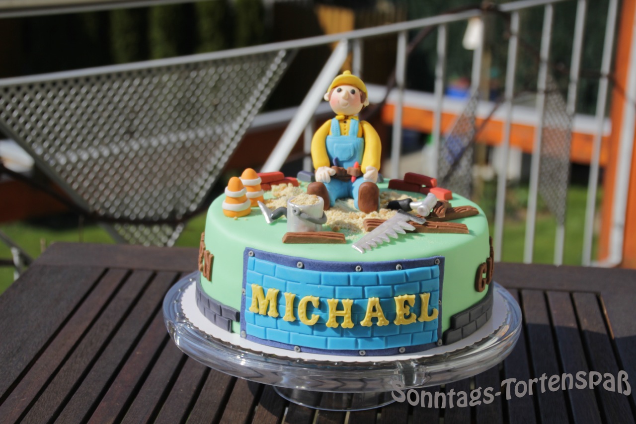 Immer wieder Sonntags: Bob der Baumeister Torte Immer wieder Sonntags: Bob der Baumeister Torte
