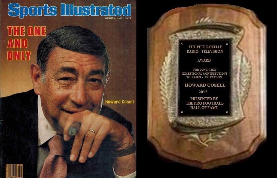 Why howard cosell belongs in the pro football hall of fame