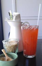 Our Kitchenette, Hawthorn, strawberry mint lemonade