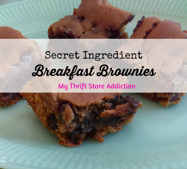 Deceptively delicious breakfast brownies featuring a protein rich secret ingredient! Breakfast brownies