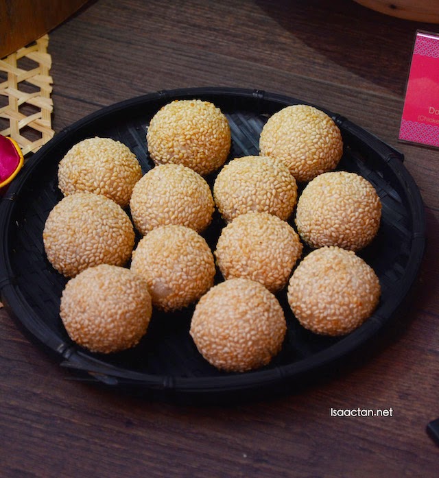 Sesame Ball with "Nian Gao" and red bean paste