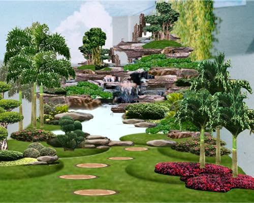 76 Desain Taman Bali Minimalis Gratis Terbaru