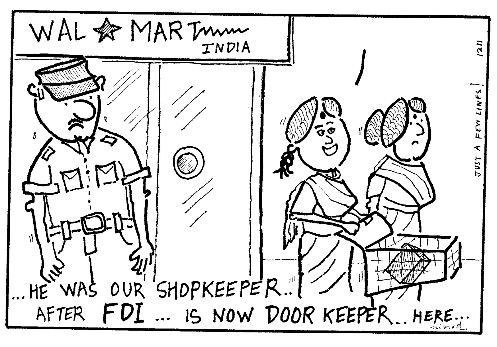 Just A Few Lines FDI Retail India Just A Few Lines