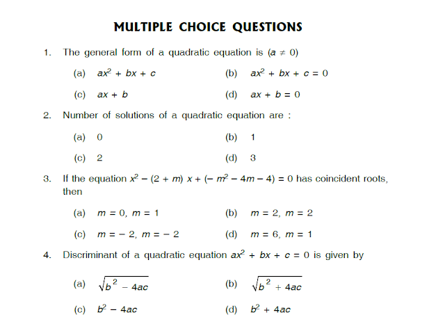 Worksheets Quadratic Equations Worksheet study notes for delhi public school quadratic equations class x worksheet