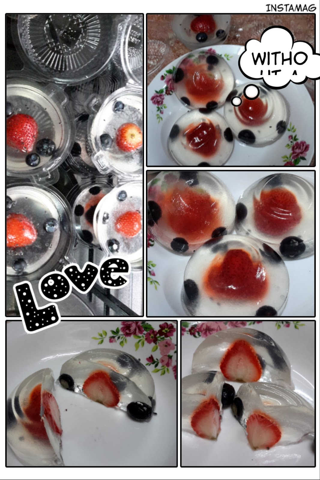 Kelly's Kitchen Ipoh Raindrop Jelly Mix Fruit Jelly (approx yield 20