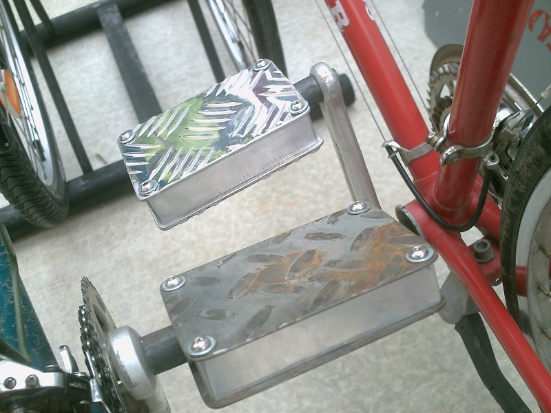 custom bike pedals