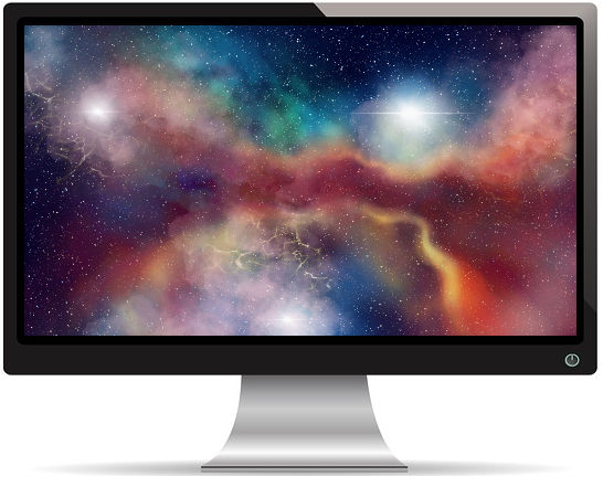 Galaxie Nébuleuse - Fond d'Écran en Full HD
