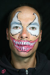 venom face painting diy leonie