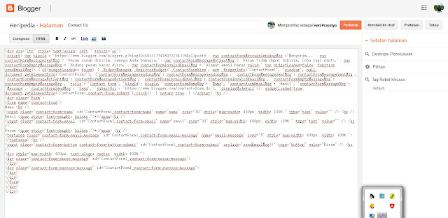cara membuat contact us diblog cara membuat contact us diblog