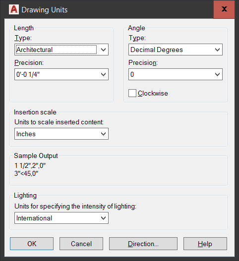 autocad change to architectural units autocad change to architectural units