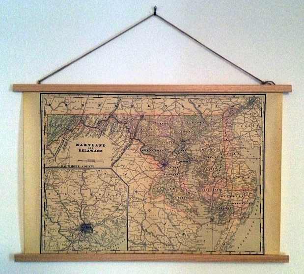 Nikki In The Cottage: How to make a DIY Poster Hanger