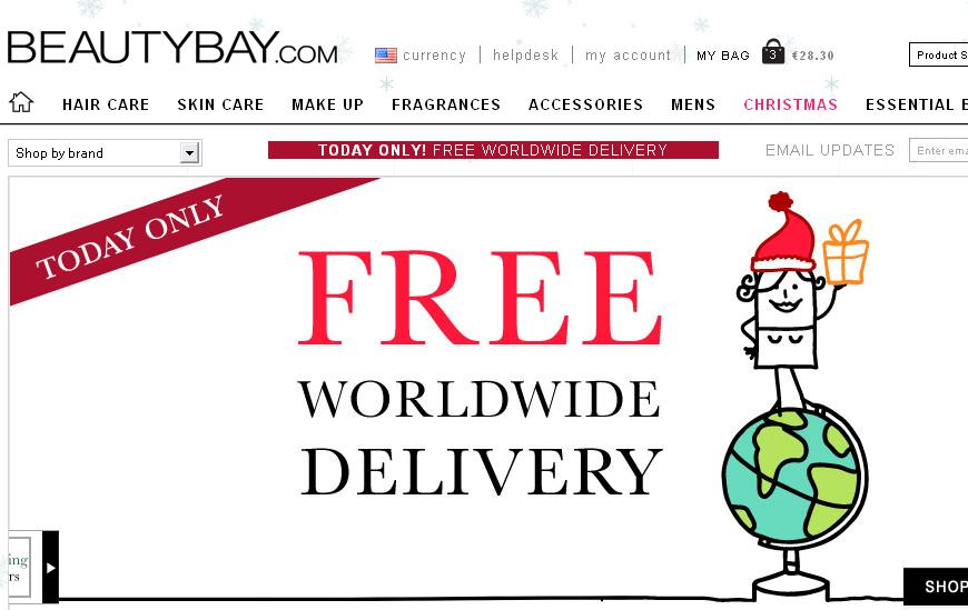Free worldwide delivery Beauty Bay ! Andreea